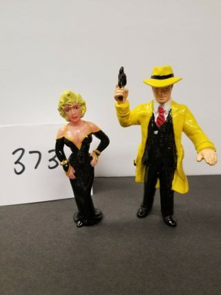 Madonna Breathless Mahoney & Dick Tracy By Applause Disney - 1990 - Pvc Figures