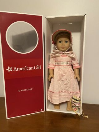 Retired Historical American Girl Doll Caroline Abbott And Accessories