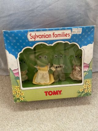 Sylvanian Families - The Bullrushes - Frog Figure Set -