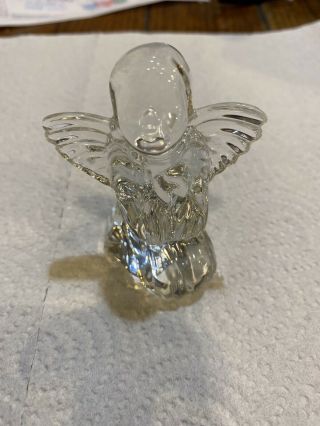 Waterford Crystal Marquis Miniature 2 " Nativity Angel Cherub Figurine 1928