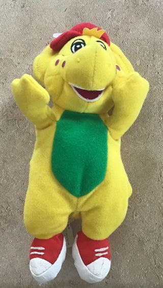 Barney Bj The Yellow Dinosaur Bean Bag Plush 7”