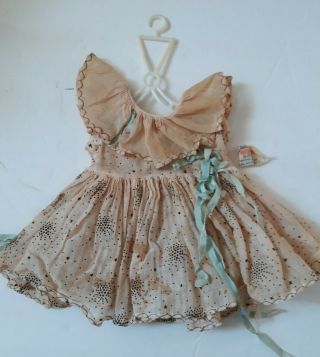Vintage Shirley Temple 13 Inch Tagged Dress