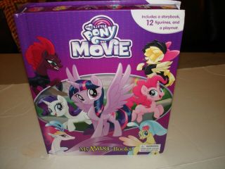 My Little Pony The Movie - Busy Book Includes Story Book,  13 Figurines & Playmat.