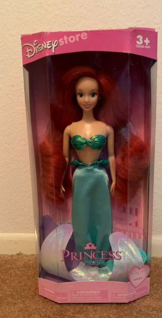 Disney Store Princess Ariel Little Mermaid Doll Barbie 2006