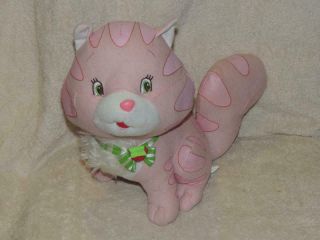2004 Strawberry Shortcake 12 " Custard Pink Cat Plush Stuffed