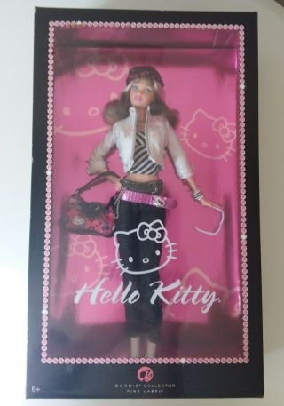 2007 - Barbie & Hello Kitty Pink Label Steffie Face Nrfb Mattel - L4687