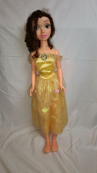 Disney My Size Doll 38 " Beauty The Beast Princess Belle 3 Ft Jakks Pacific