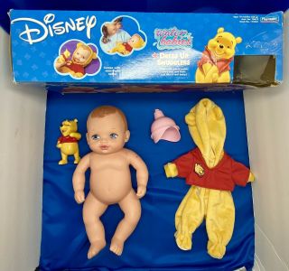 Vintage Disney Water Babies Winnie Pooh Dress Up Snuggler 2001 Open Box
