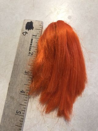 Vintage Barbie Doll Color Magic Red Scarlet Flame Long Hair Wig Rare 1965