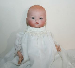 Antique Germany Am Armand Marseille Bisque Baby Doll Sleep Eyes 8.  5 "