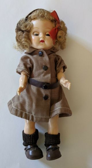 Cosmopolitan Ginger Brownie Girl Scout Doll In Tagged Terri Lee Uniform 1950s