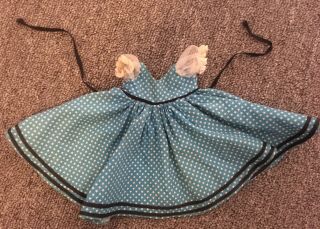 Madam Alexander Vintage Kins Doll Dress 6” Blue 50’s Outfit 2