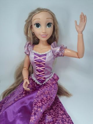 Disney Playdate Jakks Tangled Rapunzel Princess My Size 32” Large Poseable Doll