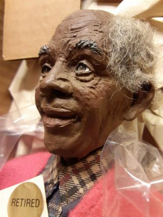 Retired 1992 “abe” Daddy’s Long Legs African American Doll By Karen Germany
