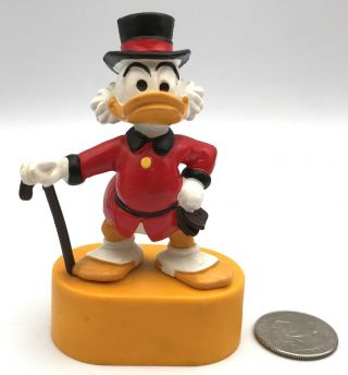 Scrooge Mcduck Vintage Bully W.  Germany Disney Figure Pencil Sharpener Rare