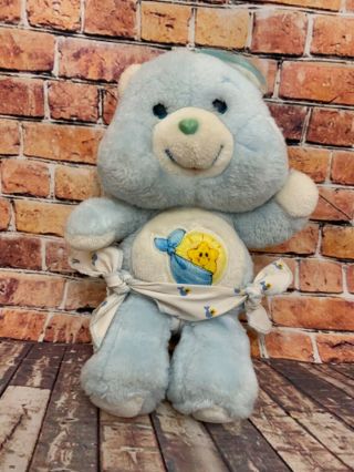 Vintage Care Bear Rare Baby Tugs 1983 Fluffy