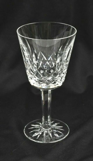 Waterford Small Crystal Goblet 5 3/4 " Stemware Lismore Ireland Glass Vtg