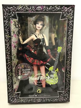 Nrfb 2008 Gold Label Barbie Collector Doll L9663 - Hard Rock Cafe