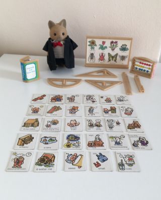 Sylvanian Families Tomy Vintage Professor Merryweather With Accessories— Rare