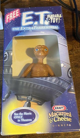 E.  T.  The Extra - Terrestrial Bendable Toy Figure From Kraft Macaroni & Cheese 2002