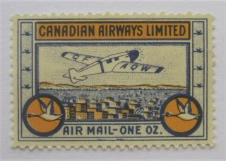 1932 Canada Airmail Cl51 Canadian Airways Limited Very Well Centered Mng