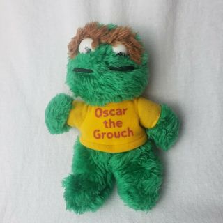 Vintage Knickerbocker Oscar The Grouch Plush Green Jim Henson 1981 Sesame Street