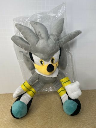 Great Eastern Silver The Hedgehog Plush Doll 13 " Authentic