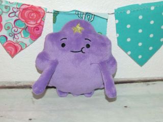 Cartoon Network Adventure Time Purple Princess Lumpy Stuffed Plush Doll Toy 6 "