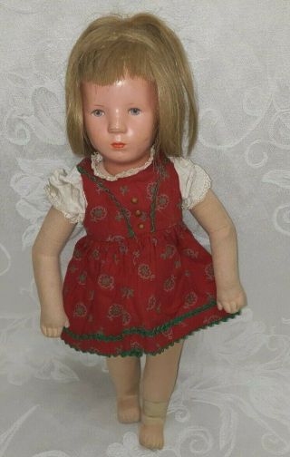 Antique Celluloid Face Cloth Body Doll All Orig.  Kathe Kruse $66.  66
