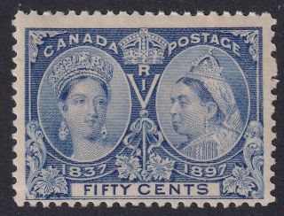 Canada 1897 Nh 60,  50c Queen Victoria Diamond Jubilee Issue A47