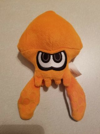 Authentic Nintendo Plush Orange Inkling Squid Splatoon Usa Seller