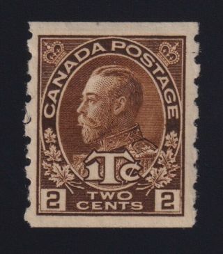 Canada Sc Mr7 (1916) 2c,  1c Brown Admiral War Tax Coil F - Vf