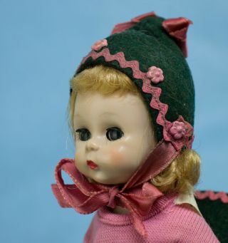 Madame Alexander - kins Blonde 1950 ' s Doll Tagged Skater Outfit 2