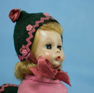 Madame Alexander - kins Blonde 1950 ' s Doll Tagged Skater Outfit 3