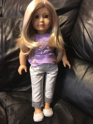 Make Offer American Girl Doll Truly Me Just Like You 27 Blonde Hair & Blue Eyes