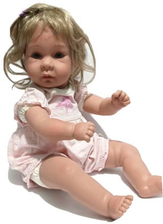 Rare Pat Secrist Baby Face Doll Blond Hair 23 " Tall Toddler Doll