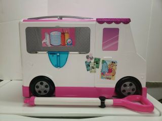 Barbie Food Truck Play Set With Accessories Mattel Vehicle Cooking Kitchen