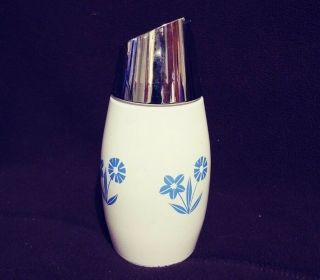 Vintage Westinghouse Gemco Blue Cornflower Sugar/salt Spice Dispenser Shaker 6”