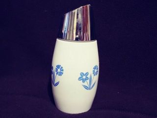 Vintage Westinghouse Gemco Blue Cornflower Sugar/Salt Spice Dispenser Shaker 6” 2