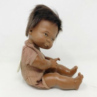 Rare Vintage 1967 Ideal African American Newborn Thumbelina Doll 2