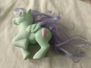 G1 Vintage My Little Pony Peppermint Crunch Sundae Best Pony Figure 2