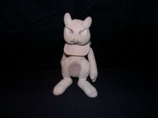Pokemon Plush Mewtwo Hasbro 1999 Bean Bag Doll Stuffed Figure No Plush Tag