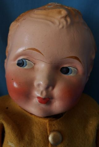 Averill/Madame Hendren 1917 Antique WWI Doughboy Soldier 15” Composition Doll 2