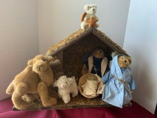 2005 Boyd’s Bear Plush 8 Piece Nativity Set Includes Box 567957