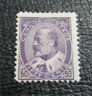 Nystamps Canada Stamp 95 Og H $900 D18x1908