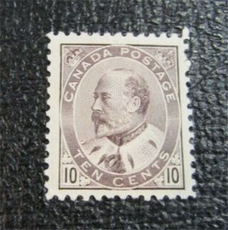 Nystamps Canada Stamp 93 Og H $400 D18x1904