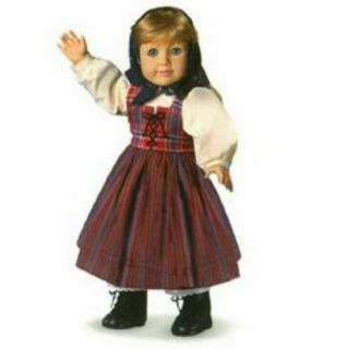 Pleasant Company Kirsten American Girl Dirndl Outfit Skirt Vest Blouse 1993 Euc