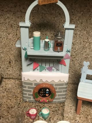 American Girl Welliewishers Doll Cozy Up Cocoa Stand With Ascessories 2