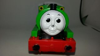 Thomas The Train Trackmaster Tomy Motorized Percy 2002 Green 6 0124 3