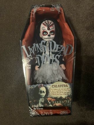 Living Dead Dolls Series 18 Calavera Open And Complete
